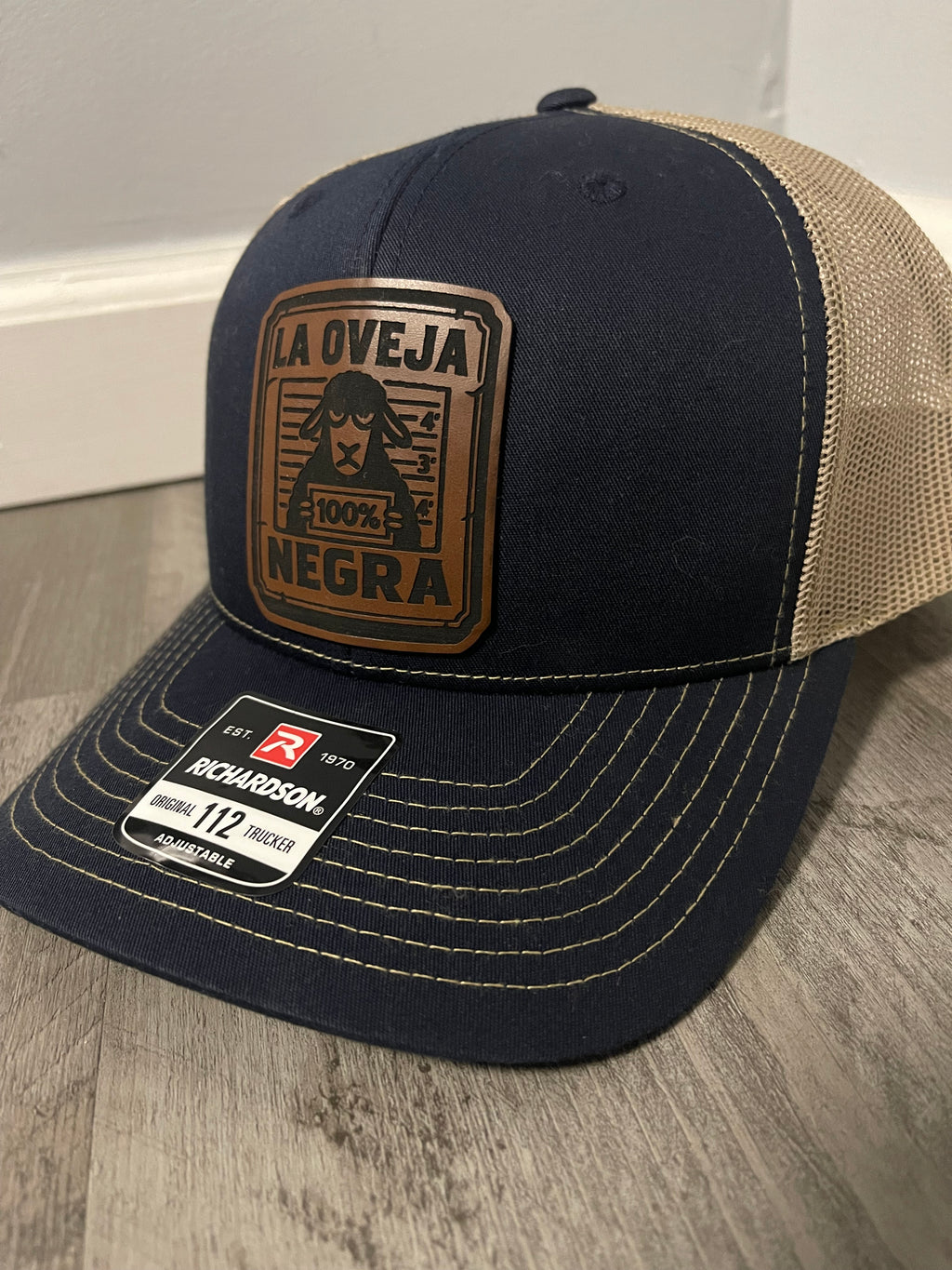 Custom Richardson 112 Trucker Hat - La Oveja Negra The Black Sheep